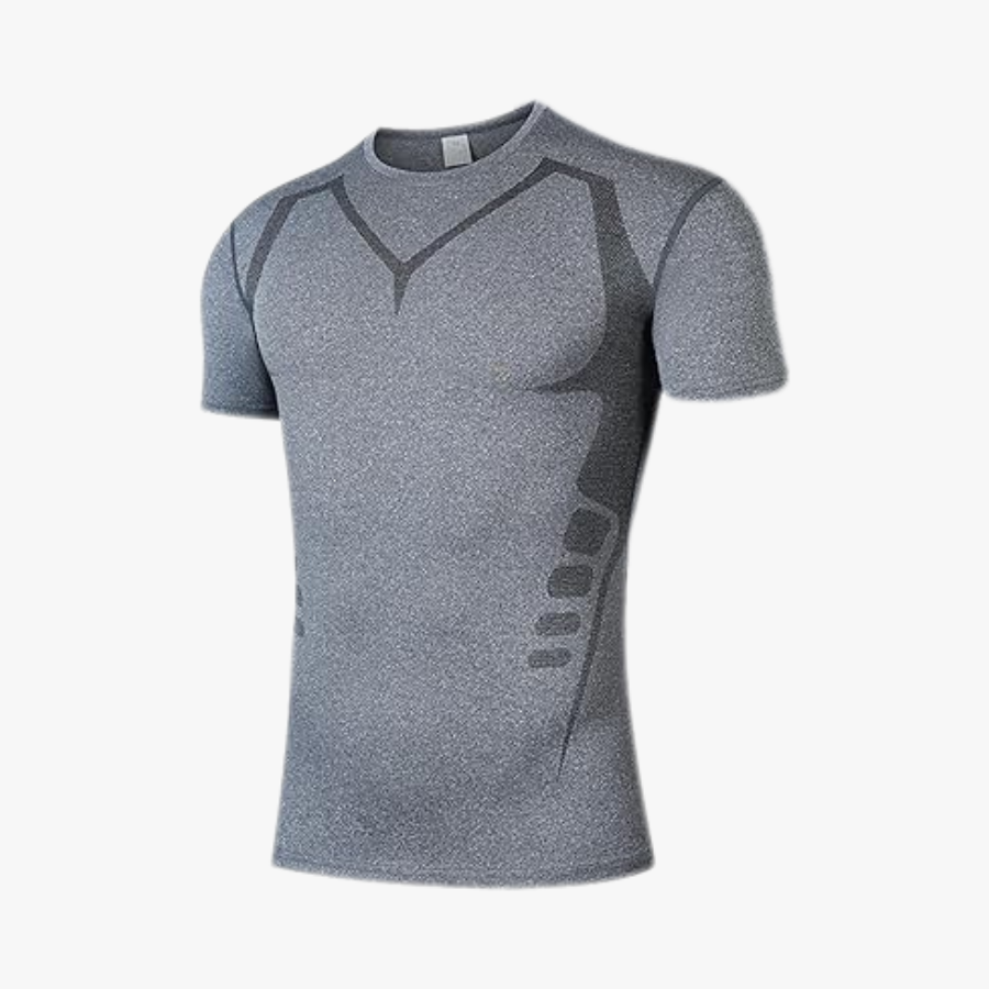 T-shirt V-Line compression | Confiance, maîtrise, contrôle.
