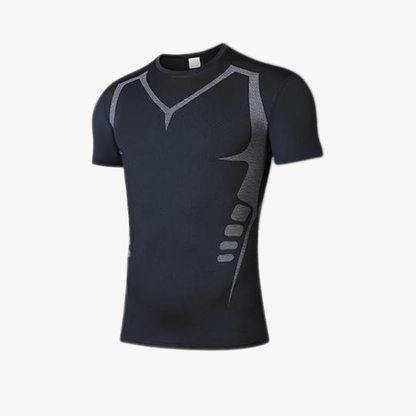 T-shirt V-Line compression | Confiance, maîtrise, contrôle.