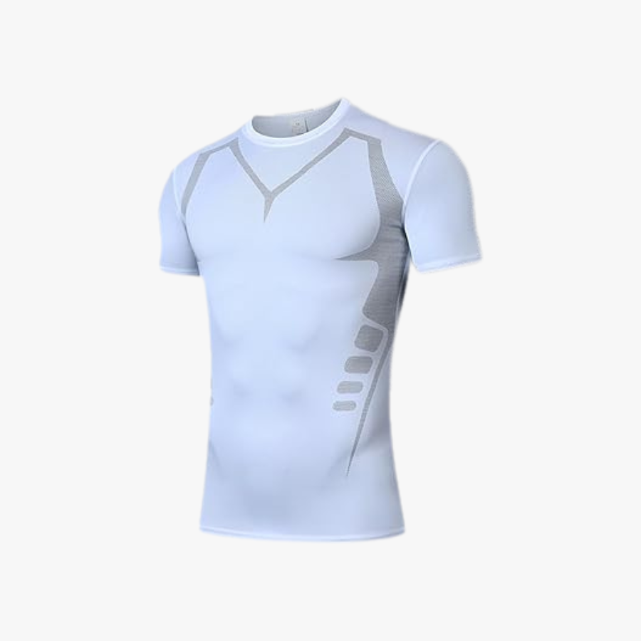 T-shirt V-Line compression | Confiance, maîtrise, contrôle.